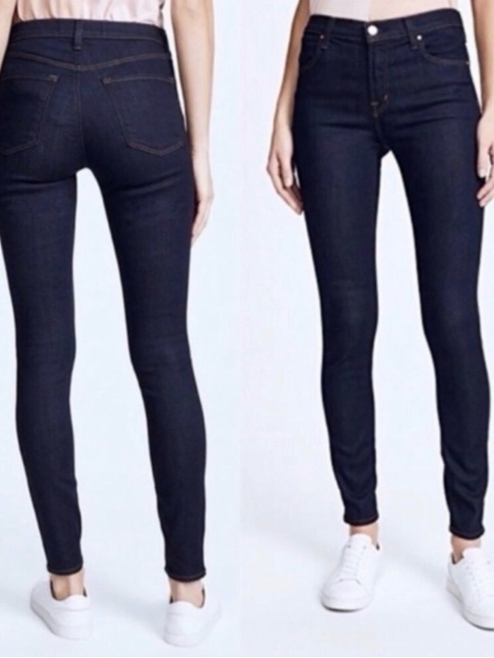 J Brand Maria High Rise Skinny Jeans NWT Dark Wash Size 26 Stretch Denim